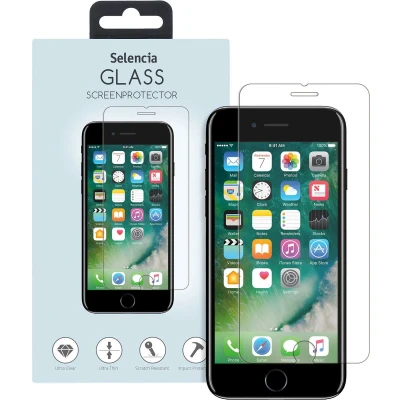 Afbeelding van Selencia Screenprotector Geschikt voor iPhone 8 / 7 6s 6 Tempered Glass Gehard Glas