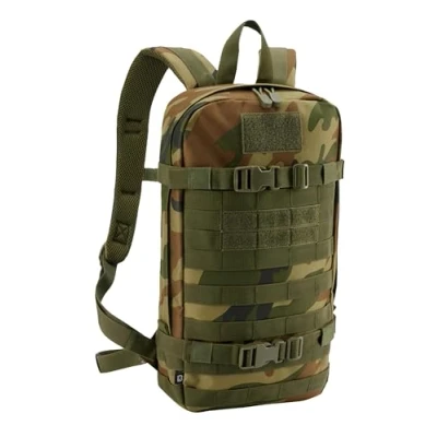 Image de Brandit US ASSAULT DAY PACK RUCKSACK 12L ARMEE OUTDOOR TASCHE MOLLE ARMY BW KAMPF COOPER, Farbe:Woodland