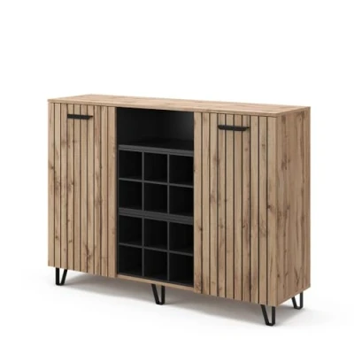 Afbeelding van Vicco Amber Dressoir, 133,6 x 100 cm, met 2 deuren, bruin