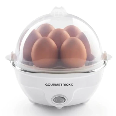Afbeelding van GOURMETmaxx eierkoker voor 7 eieren wit