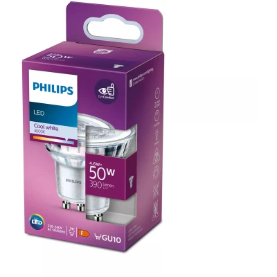 Afbeelding van Philips Lighting 77419600 LED lamp Energielabel F (A G) GU10 Reflector 4.6 W = 50 Neutraalwit (Ø x l) 5 cm 5.4 1 stuk(s)