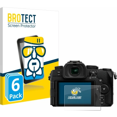 Afbeelding van BROTECT Screenprotector voor Panasonic Lumix DC G97 Folie Beschermfolie Beschermglas transparant (6 Stuks)