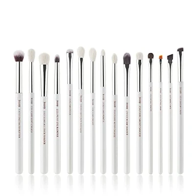 Afbeelding van Jessup Oogkwasten, professionele make upkwastenset, upkwasten, wenkbrauwkwasten, correctiekwast, oogliner, set 15 stuks, T237