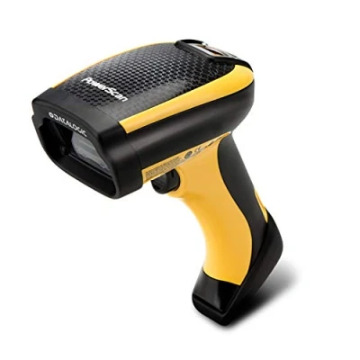 Afbeelding van Datalogic PowerScan PM9100 (1D streepjescodes), Barcode scanner, Zwart, Geel