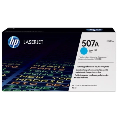 Image de HP 507Y haute capacité cyan originale LaserJet cartouche de toner ( CE401YC ) Contract
