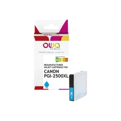 Image de OWA 20 ml jaune compatible remanufacturé cartouche d&#039;encre (alternative pour : Canon PGI 2500XL Y) pour MAXIFY iB4050, iB4150, MB5050, MB5150, MB5155, MB5350, MB5450, MB5455