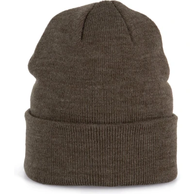 Afbeelding van K up Gebreide muts KP031 Dark Khaki Heather