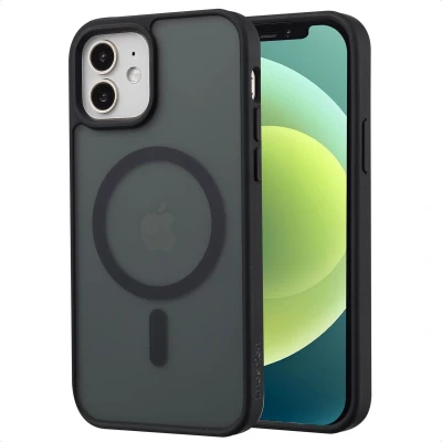 Afbeelding van imoshion Hoesje Geschikt voor iPhone 12 / Pro Color Guard Backcover MagSafe Zwart
