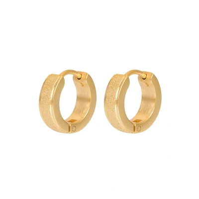 Afbeelding van Sandblasted iXXXi Oorbellen E04302 01 Gold