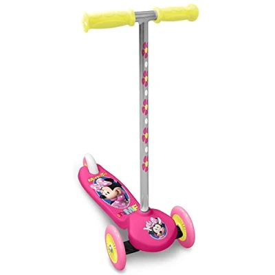 Afbeelding van Disney Minnie Mouse 3 wiel Kinderstep Steering Step Meisjes Roze