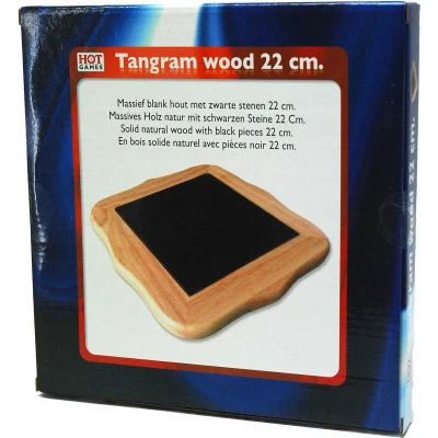 Afbeelding van Tangram SolidWood blank.m.zw.stenen 22cm