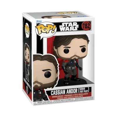 Afbeelding van Funko Pop! Star Wars : Andor Cassian Tie Fighter Probabilité de 1/6 pour la variante Chase Figurine en vinyle collection Idée cadeau Produit officiel TV Fans