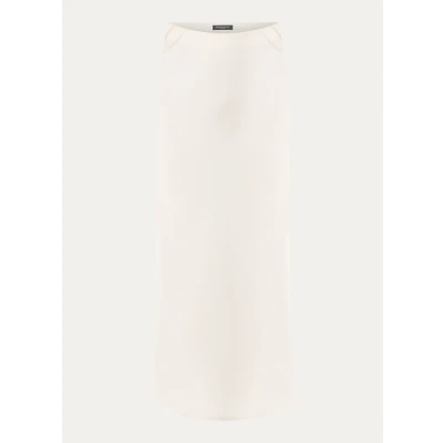 Afbeelding van Bruuns Bazaar dames Cedars Joanelle maxi rok met blinde ritssluiting in de kleur Creme, maat: 36