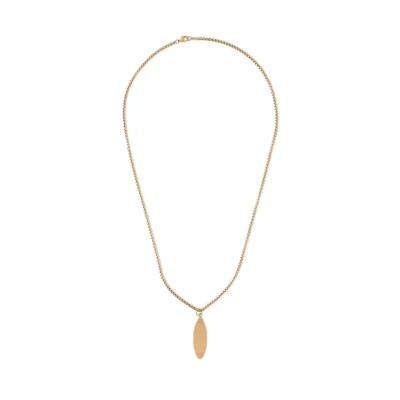 Afbeelding van Akitsune NALU SURF Board Ketting, Heren, Maat: 70, Gold coloured