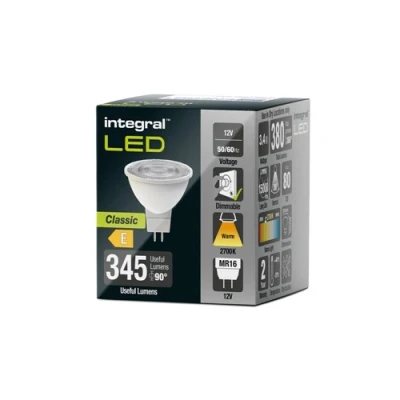 Afbeelding van GU5.3 LED Spot (MR16) 3.4W Extra Warm Wit 2700K Dimbaar