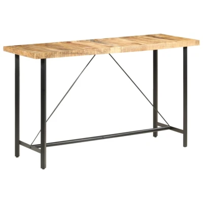 Afbeelding van Bartafel 180x70x107 cm ruw mangohout