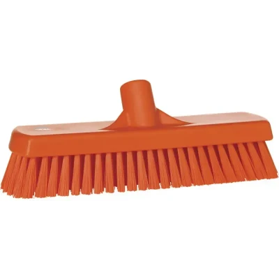 Afbeelding van Vikan Scrubbers Tough Floor Scrubber Polyester Fiber, Hard 305x85x110mm Fiber length: 45mm Orange