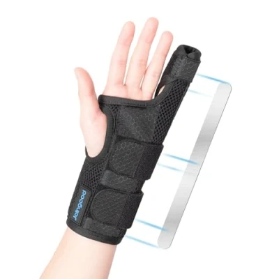 Afbeelding van joingood vingerspalk voor pink, bokser breuk, verstelbare spalk kleine vingers, gebroken linker pink spalk, maat S