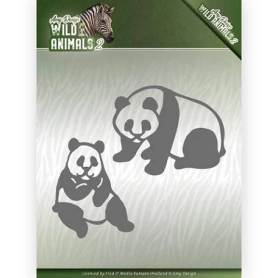 Afbeelding van Dies Amy Design Wild Animals 2 Panda Bear