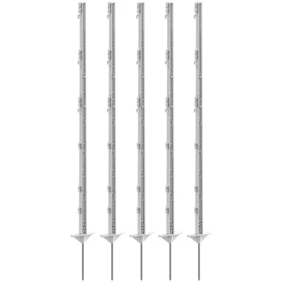 Afbeelding van Ako Weidepaal Classic Dubbel Wit 125cm 5 Stuks