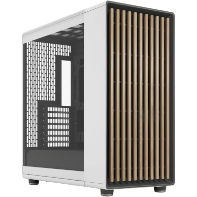 Afbeelding van Fractal Design CAS North XL RC Chalk White TG Clear