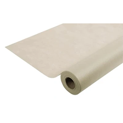 Image de Pro Nappe Réf R781042I jetable en non tissé spunbond Rouleau de longueur 10 m x largeur 1,20 Couleur ficelle Matière indéchirable, déperlante et essuyable