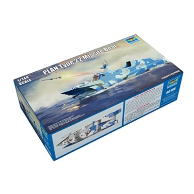 Afbeelding van 1:144 Trumpeter 00108 PLAN Type 22 Missile Boat Plastic Modelbouwpakket