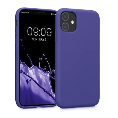Afbeelding van kwmobile telefoonhoesje geschikt voor Apple iPhone 11 Hoesje smartphone Back cover in blauwpaars