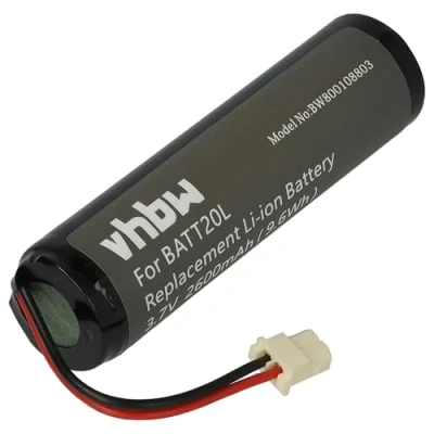Afbeelding van vhbw 1 x accu, compatibel met Midland ER200, ER300 radio (2600 mAh, 3,7 V, Li ION) vervanging voor BATT20L