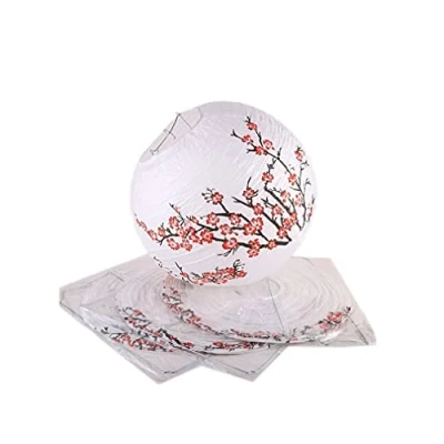 Afbeelding van lachineuse Set van 4 Japanse ballampen