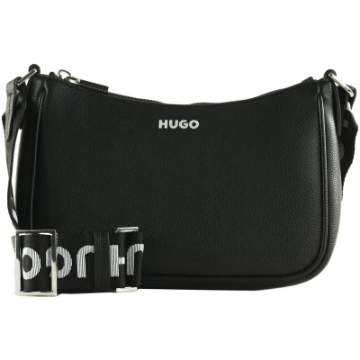 Afbeelding van HUGO Schoudertas Bel Crossbody Bag Black Donkerblauw