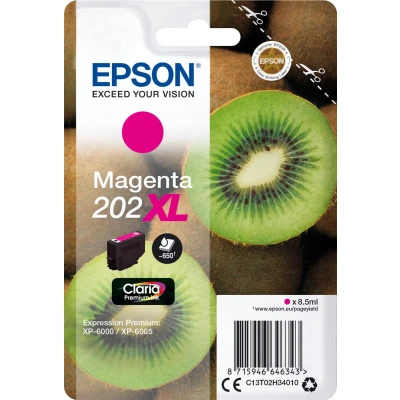 Afbeelding van Epson 202XL (C13T02H34010) Inktcartridge Magenta Hoge capaciteit