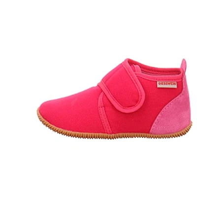 Afbeelding van Giesswein Strass SLIM FIT Pantoffels voor kinderen, Maat: 20, Himbeer Leer en textiel