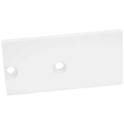Afbeelding van Barthelme 62399536_9010 BARdolino Muro Eindkappen set Aluminium (l x b h) 2 18.4 37.3 mm stuk(s)