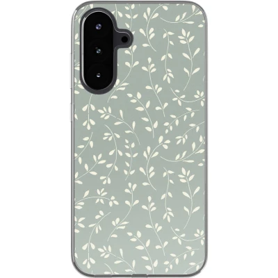 Afbeelding van imoshion hoesje Geschikt voor Samsung Galaxy A36 Design Smoke Green Flowers