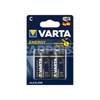 Afbeelding van Varta Batterijen Energy Alkaline LR14/C/Baby 1.5 Volt 2 Stuks