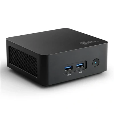 Image de Mini PC CSL Narrow Box Black 16 Go RAM 500 M.2 SSD Windows 11 Famille