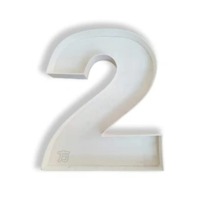 Afbeelding van FNB Handgemaakte houten cijfers 2 om te vullen, decoratief, zelf vorm 0 9