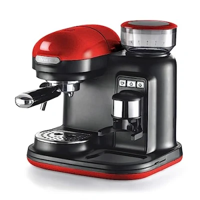 Afbeelding van Ariete 1318 Moderna Espressomachine Pistonmachine Koffiemachine met Bonen rood