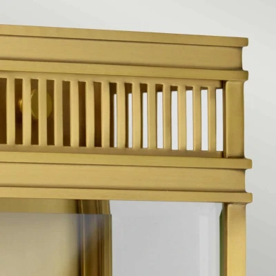Afbeelding van Elstead Lighting LED Wand Buitenlamp Holborn 2X E14 Max 40W IP44 Dimbaar Brushed Brass
