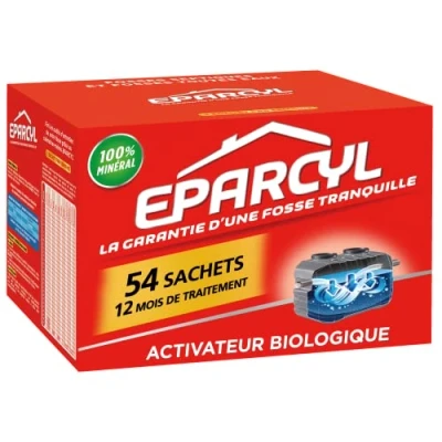Afbeelding van Eparcyl 54 sachets Biologische activator voor septic tanks tank onderhoud