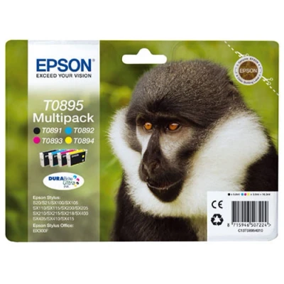 Image de Epson T0895 Noir Cyan Magenta Jaune (c13t08954020)