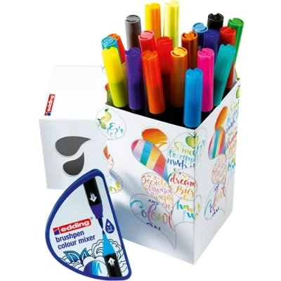 Afbeelding van Brushpen edding 1340 Colour Happy assorti blister à 20+1 gratis
