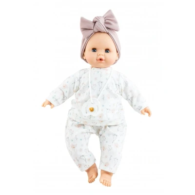 Afbeelding van Paola reina babypop sonia met geluid bloemenpakje 36 cm