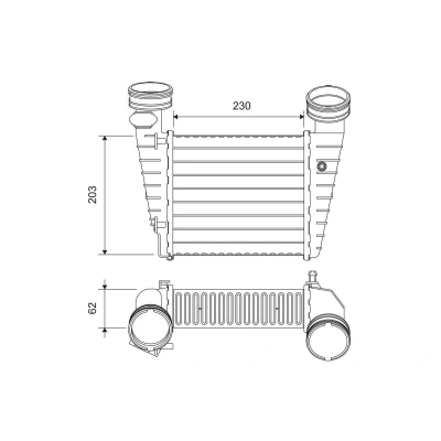 Afbeelding van Valeo Interkoeler 818720