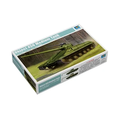 Afbeelding van 1:35 Trumpeter 09580 Object 450 Medium Tank Plastic Modelbouwpakket