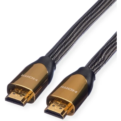 Afbeelding van ROLINE PREMIUM HDMI Ultra HD Kabel met Ethernet, M/M, zwart, 1 m