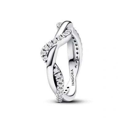 Afbeelding van Pandora Damesring 925 Sterling zilver 193098C01, zilver, Cubic Zirkonia