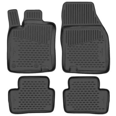 Afbeelding van WALSER XTR 75229 Vloermatset Rubber voor en achter Zwart