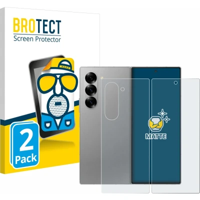 Afbeelding van BROTECT Screenprotector voor Samsung Galaxy Z Fold 6 5G (Voor+Achter) Folie Beschermfolie matte (2 Stuks)